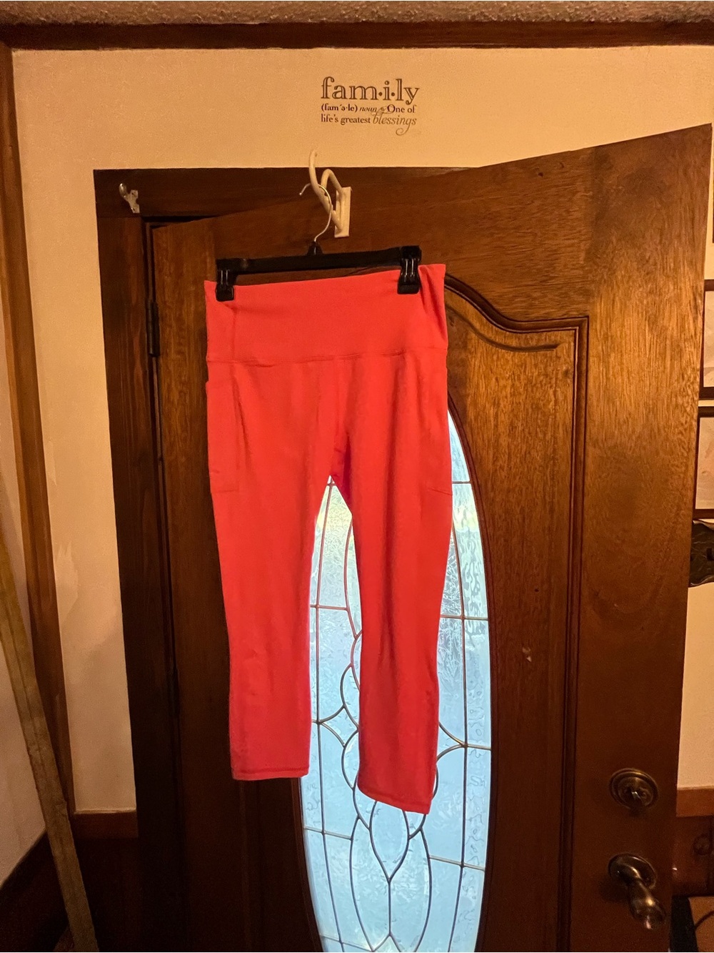 RBX Coral Pink Capri Leggings